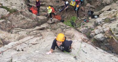 Ultima actividad del programa de Fomento Femenino a la Escalada