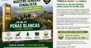El sendero Peñas Blancas, finalista al premio Mejor Sendero Homologado de España 2026 El sendero Peñas Blancas, finalista al premio Mejor Sendero Homologado de España 2026