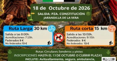 Ruta Senderista ” DE VIRIATO A CARLOS V “ Ruta Senderista ” DE VIRIATO A CARLOS V “
