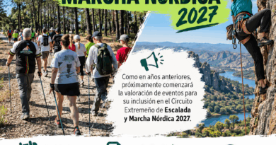 Abierto el plazo de presentación de propuestas para el Circuito Extremeño de Escalada y Marcha Nórdica 2027 Abierto el plazo de presentación de propuestas para el Circuito Extremeño de Escalada y Marcha Nórdica 2027